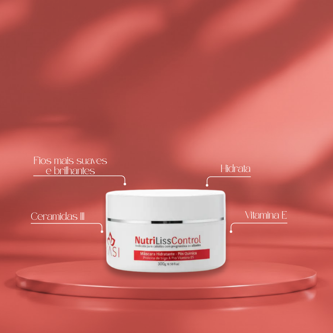 MÁSCARA HIDRATANTE NUTRI LISS CONTROL 300 G KASI