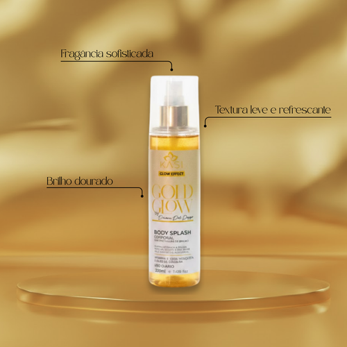 BODY SPLASH GOLD GLOW KASI 200 ML
