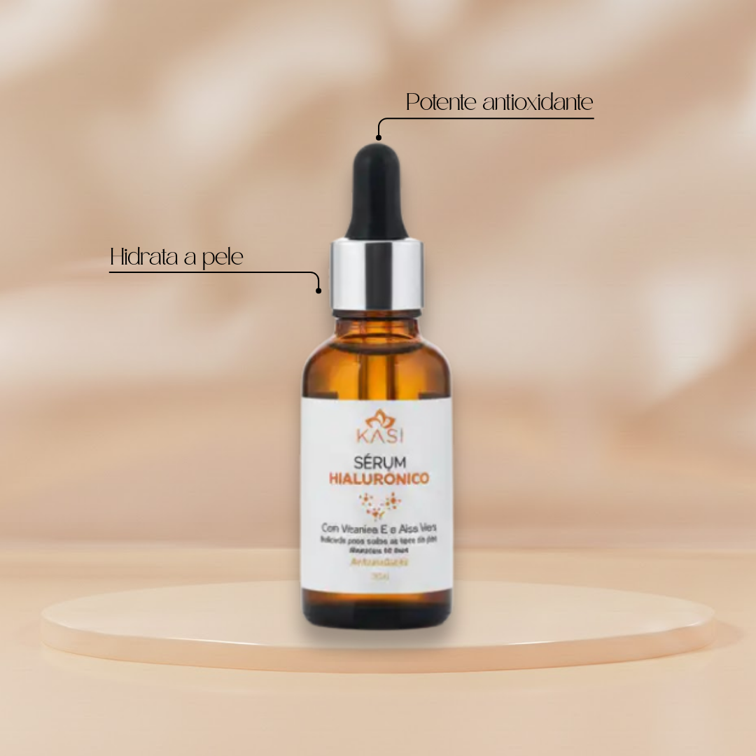 SÉRUM HIDRATANTE FACIAL ÁCIDO HIALURÔNICO SKIN CARE KASI 30 ML