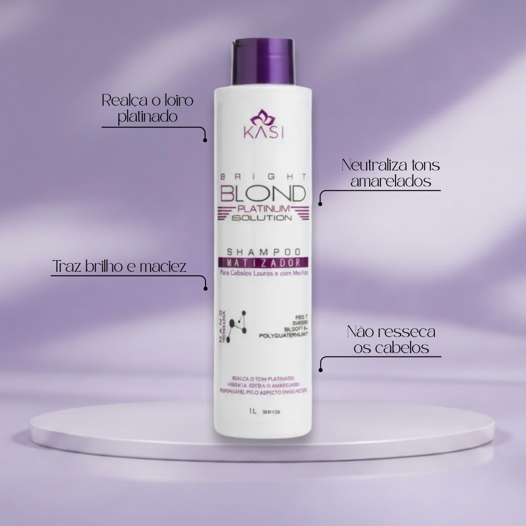 SHAMPOO MATIZADOR BRIGTHT BLOND 1L KASI