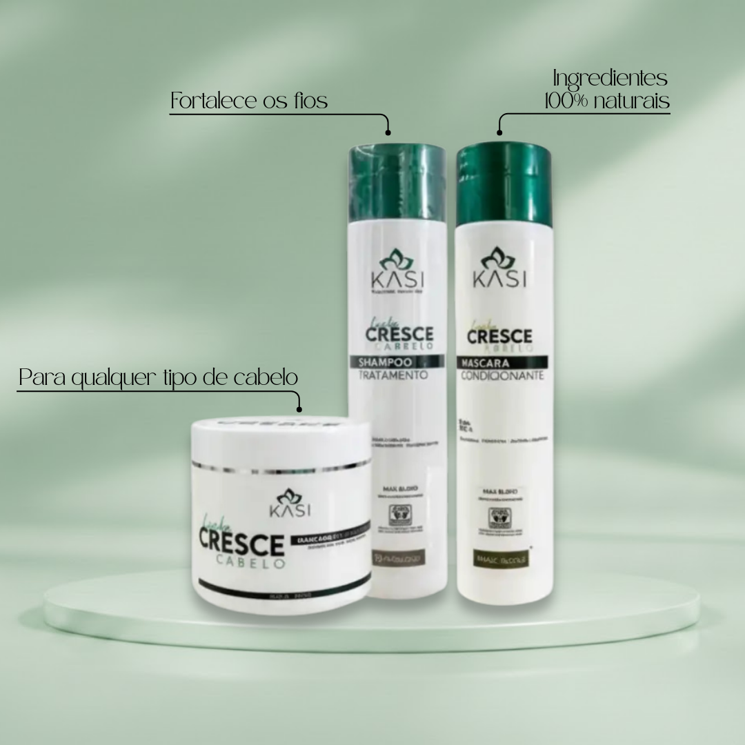 KIT CRESCE CABELO KASI
