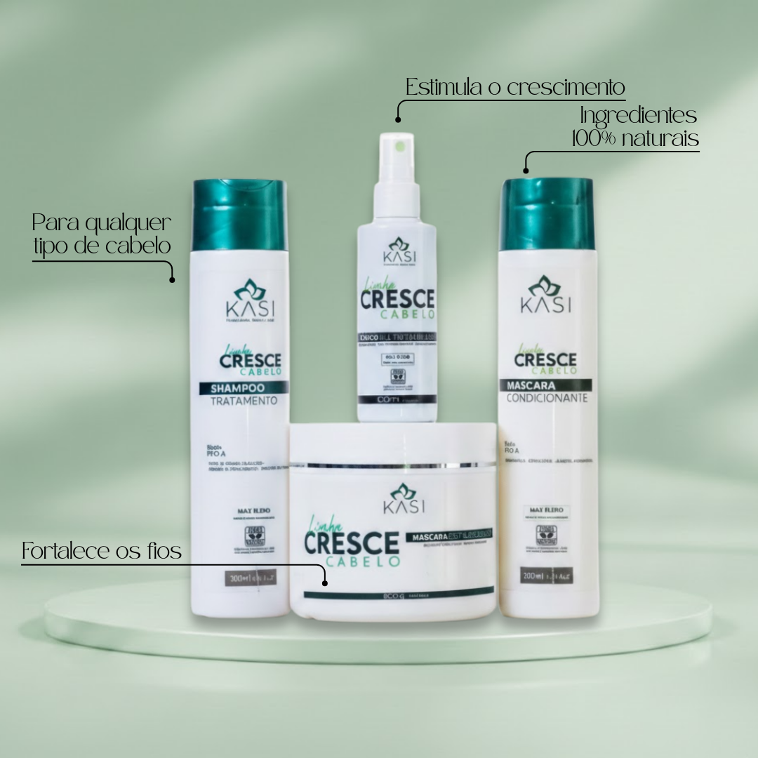 KIT COMPLETO CRESCE CABELO