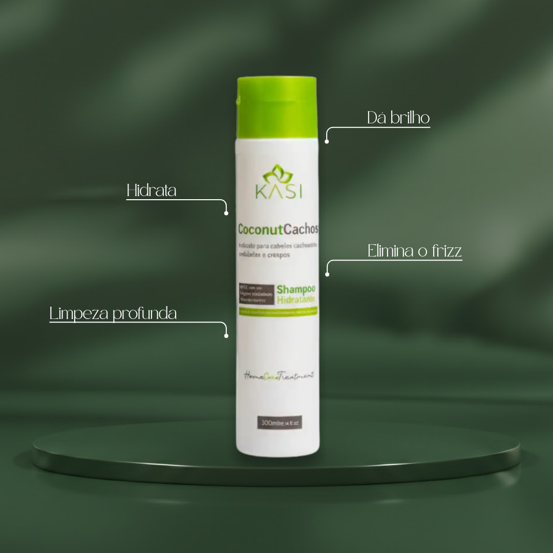 SHAMPOO COCONUT CACHOS 300 ML KASI