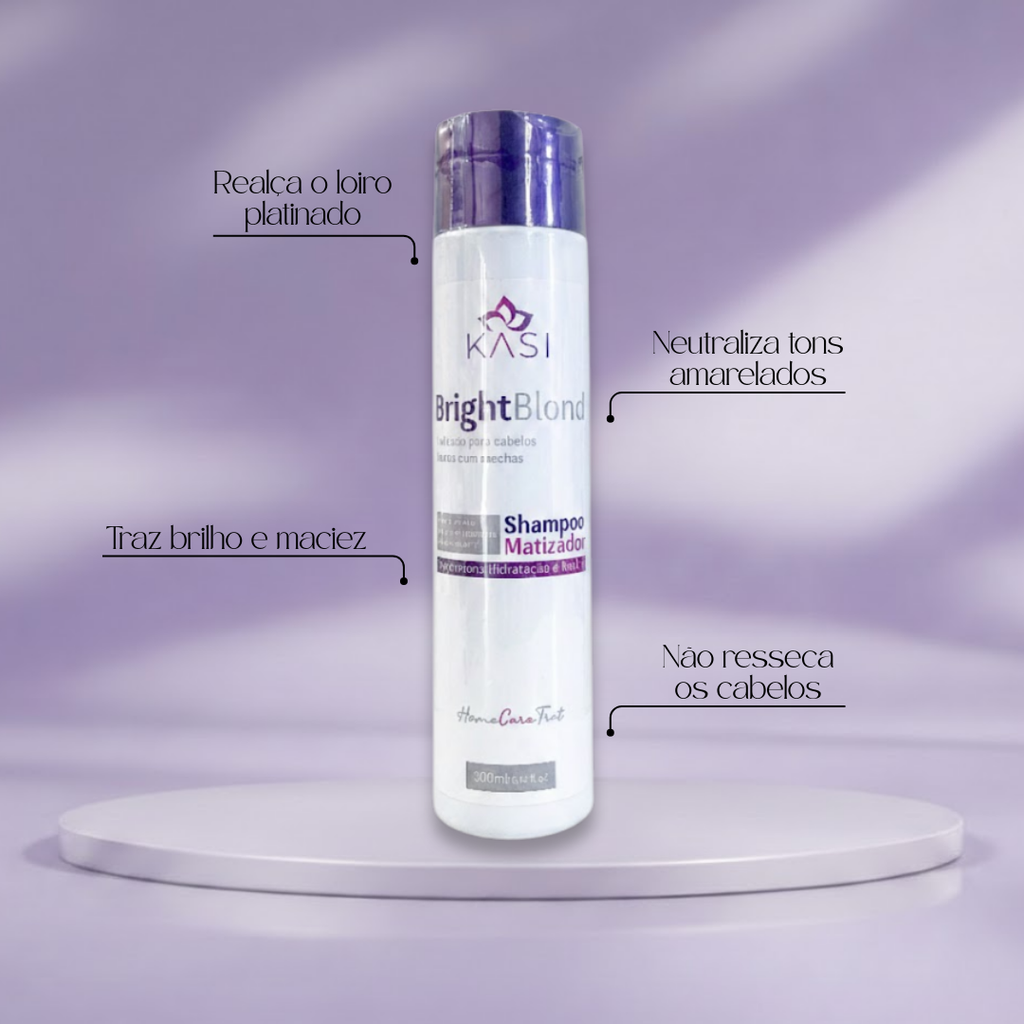 SHAMPOO MATIZADOR BRIGTH BLOND KASI 300 ML